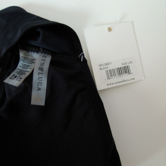 Black Corset Lace-Up Wrap Around Bikini Top - Picture 3 of 8